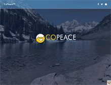 Tablet Screenshot of copeace.com